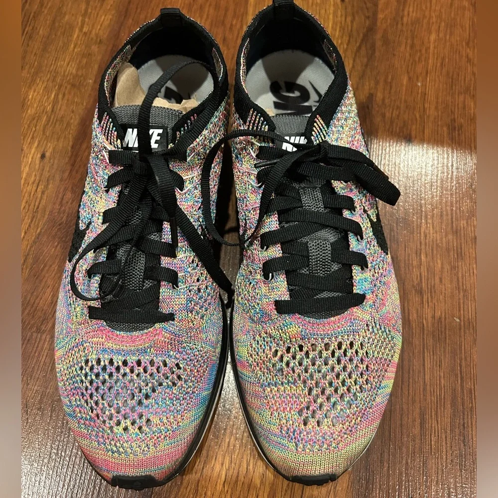 Nike Flyknit Racer Multicolor 'Grey Tongue' 2016 Men’s Size 6.5
